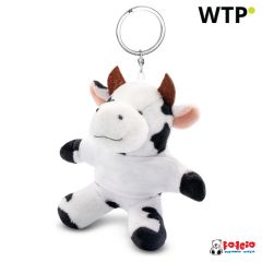 Plush cow, keyring | Bessie, black, HE563-88
