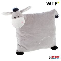 Asino di peluche, cuscino | Logan, grigio, HE686-19