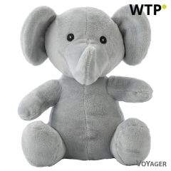 Elefante di peluche, grigio, V1634-19