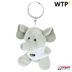 Elefante di peluche, portachiavi | Hugo, grigio, HE733-19