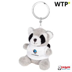 Plush racoon, keyring | Lewis, grey, HE753-19