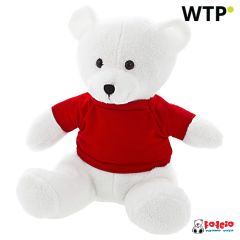 Plush teddy bear | Forrest White, white, HE681-02