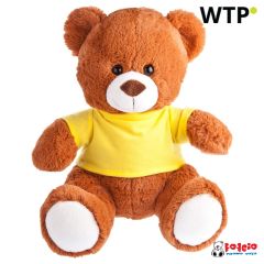 Plush teddy bear | Josh Brown, brown, HE272-16