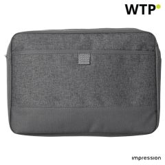 Borsa per laptop in polycanvas (600D) Leander, grigio, 2140-003999999