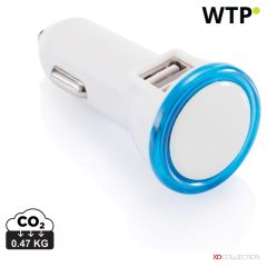 Caricabatterie per auto a doppia porta potente, blu, XDP302.274