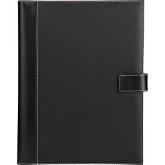 PU- und PVC-Klemmbrettmappe, Schwarz, Q24136