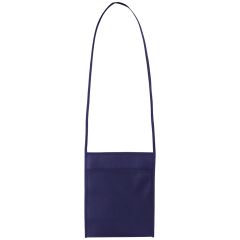 Borsa a tracolla per portabicchiere in TNT (70 gr/m²) con soffietto, borsa a tracolla 100 cm, Q24256