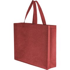 Heat sealed non woven glitter bag, Q24271