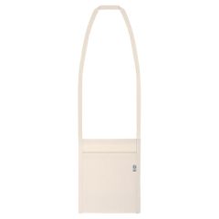 100% Organic cotton (150gr/m²) cup holder shoulder bag with gusset, natural, Q24279