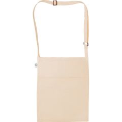 Schultertasche in Naturfarbe aus 100% Bio-Baumwolle (240 gr/m²), natürlich, Q24294