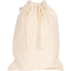Natural color drawstring bag in 100% organic cotton (150 gr/m²), natural, Q24296
