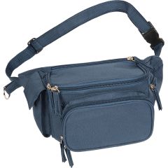 600D polyester multi-pocket waist-bag, Q24318
