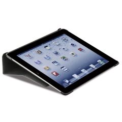 Navlaka za iPad od plastike i PU, crno, Q24435
