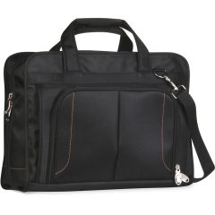 1680D Polyester Computer-Tasche, Schwarz, Q24528