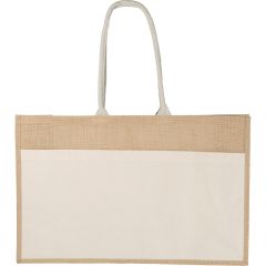 Borsa da spiaggia in juta e cotone, Q24867