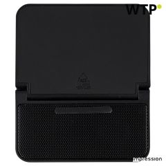 Recycled ABS 3-in-1 wireless charger Elias, črna, 1351336-001999999