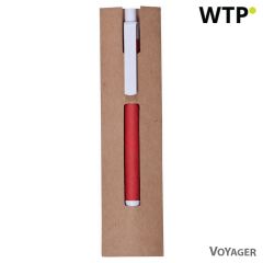 Astuccio per penne in cartone riciclato, misto, V1464-00