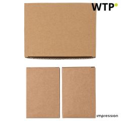 Recycled carton card decks Arwen, brown, 1042147-011999999