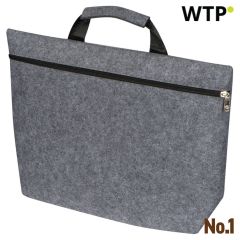 RPET Felt Laptop Bag Lugano, grey, EG375507