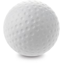 PU antistresna golf lopta, bijela, S26102