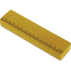 Antistress ruler, yellow, S26132