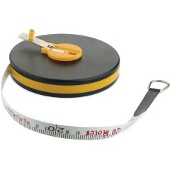 20 Meter Kunststoff-Maßband, Gelb, S26201