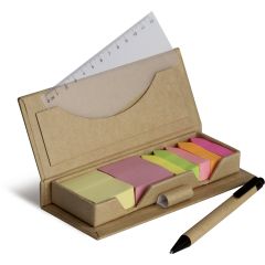 Set lepilnih kazalk iz recikliranega papirja in biorazgradljive plastike, različne barve, S26473
