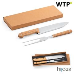 SALSA, Zwei-teiliges Grillset, natürlich, 54139-160