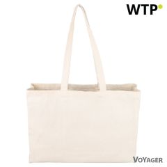Shopping bag, beige, VA406-18