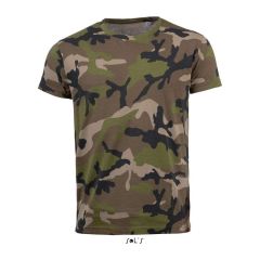 SOLS CAMO MEN - maglietta con collo rotondo, EGSO01188