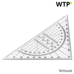 Square with protractor, mixed, V2775-00