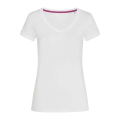 T-shirt da donna Megan con scollo a V, EGST9130
