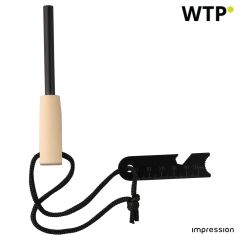 Accenditore di fuoco in acciaio inossidabile Azra, marrone, 1267784-011999999