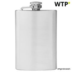 Inox hip flask Ingrid, srebrna, 8909-032999999