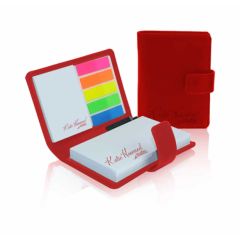 Set of self-adhesive notes in a cover made of PU WTP700