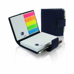 Set of self-adhesive notes in a felt cover WTP759