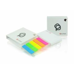 Set of self-adhesive notes in hard cover WTP116