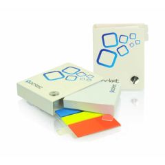 Set of self-adhesive notes in a soft cover WTP115