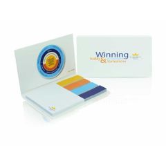 Set of self-adhesive notes in a soft cover WTP062