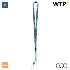 Subyard 15 D Safe, custom sublimation lanyard, white, AP718356