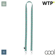 Subyard 15 Double RPET, custom sublimation lanyard, white, AP718983