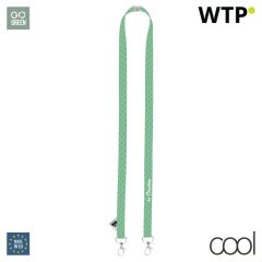 Subyard 15 Double Safe Eco, custom sublimation lanyard, white, AP718521