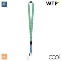 Subyard D Safe, custom sublimation lanyard, white, AP718145