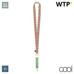 Subyard Drink Safe Eco, custom sublimation lanyard, white, AP718525