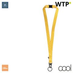 Subyard Hook Safe, lanyard personalizzato in sublimazione, black, AP715045-10