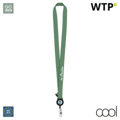 Subyard YoYo A RPET, custom sublimation lanyard, white, AP718973