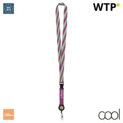 Subyard YoYo B, custom sublimation lanyard, white, AP718364