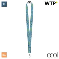 Subyard Zero Safe, custom sublimation lanyard, white, AP718146