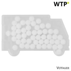 Mince brez sladkorja tovornjak, bela, V8560-02