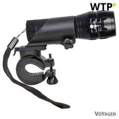 Svetilka 1 CREE LED Air Gifts, kolesarska luč | Cynthia, črna, V8747-03